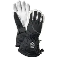 Hestra Women's Heli Ski 5 Finger Guanti Donna (5, nero/grigio)