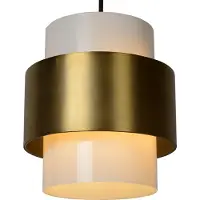 Lucide Lampada a sospensione in vetro Firmin, Ø 20 cm