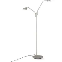 Orion Piantana LED Cobra, 2 luci, nichel satinato