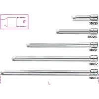 Beta Utensili Estensore Per Chiave A Telaio 50 Mm Male/female 1/4