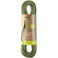 Edelrid - Corde d'escalade - Hummingbird Eco Dry 9,2Mm Night-Citrus in Pelle - Taglia 30 m - Verde