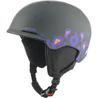 Alpina Kid's Brix Casco da sci Bambini (48-52 cm, grigio)