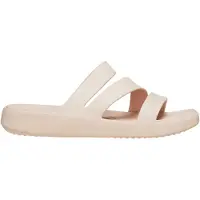 Crocs Women's Getaway Strappy Sandali Donna (W10, beige/bianco)