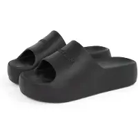 Tommy Hilfiger per donna. EN0EN02879 Infradito con plateau e logo nero (39/40), 3 a 5cm, Nessuno, Casual, Beachwear