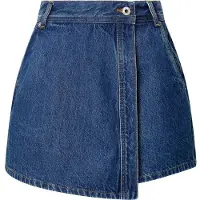 Pepe Jeans per donna. PL801187ID3 Gonna-pantalone regolare HW (26), Blu, Casual, Cotone, Denim, Sostenibile