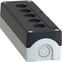 Schneider Electric APC Schneider Custodia vuota 5 posizioni RAL 7035/7016 XALD05