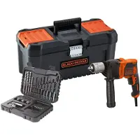 Black & Decker Kit Trapano Battente 850w