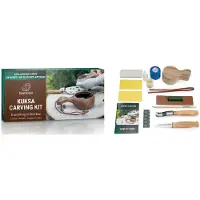 BeaverCraft DIY07 Walnut Kuksa Carving Kit, set per intagliare il legno