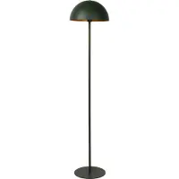 Lucide Piantana Siemon di acciaio, Ø 35 cm, verde