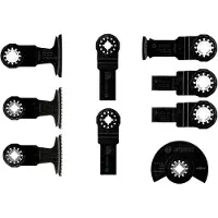 Bosch Professional Starlock Set 9 pezzi per legno, metallo e plastica (ACZ 85 EC, AIZ 24 EC, AIZ 20 AB, AII 65 BSPC, AIZ 32 APB, AII 65 APB)