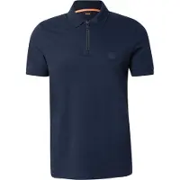 BOSS Passerzip Polo ezza Zip Navy Blu scuro Blu taglia