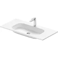 Duravit Sivida lavabo pour meuble, 1 trou de robinetterie au centre, sans trop-plein, 1020x485mm, blanc satiné, 2650023200, 2650023200
