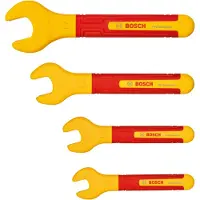 Bosch Professional Set Di Chiavi Fisse Vde Insulated Open-end 4 Pezzi