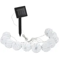 Eglo 48846, Catena luminosa, Plastica, Nero, Bianco, 2 m, Nero, Non adatto a bambini di età inferiore a 36 mesi