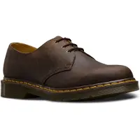 Dr. Martens per uomo. 11838201 Scarpe in pelle marrone Crazy Horse 1461 (40), Basso, Stringhe, Casual