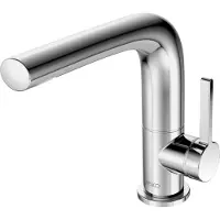 Keuco EDITION 400 Mitigeur monocommandé pour lavabo 150, orientable, avec garniture d'écoulement, 51505130000, 51505130000