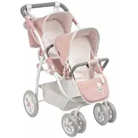 Munecas Arias Universo Con Altezza Del Manubrio Per Passeggino Doppio 47-77 Cm 45x70x73 Cm