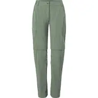 Vaude Women's Farley Stretch Zip Off T-Zip Pants II Pantaloni da trekking Donna (44 - Regular, verde/olivia)