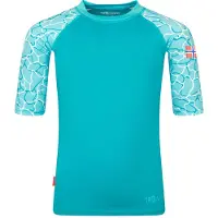 TROLLKIDS Girl's Haukland T Lycra Bambini (92, turchese)