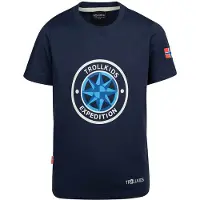 TROLLKIDS Kid's Windrose T T-shirt Bambini (176, blu)