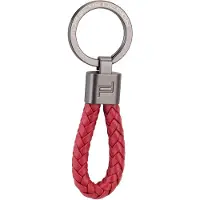 Porsche Design Keyring Portachiavi Vera Pelle 10 cm rosso