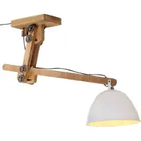 vidaXL Plafoniera 25 W Bianco 105x30x65-108 cm E27