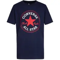 Converse T-shirt CORE CHUCK PATCH TEE ragazzo - Marine - 10 / 12 ans