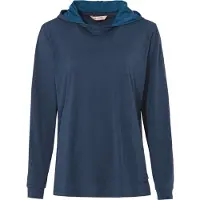 Vaude Women's Mineo L/S Hoody Maglia a manica lunga Donna (46, blu)