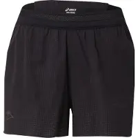 Asics Women's Fujitrail Elite Short Pantaloncini da running Donna (L, nero)