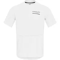 Norrøna - T-shirt a maniche corte da trail running - Senja Equaliser Lightweight T-Shirt M'S Snow White per Uomo in Poliestere Riciclato - Taglia M - Bianco