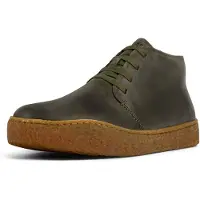 Camper per uomo. K300467-008 Stivaletti in pelle Peu Terreno verde (44), Basso, Nessuno, Casual
