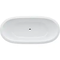 Laufen ILBAGNOALESSI Baignoire en fonte minérale 1830x870x460mm, incl. tablier, incl. cadre de pied, avec éclairage sous-marin, H2459720006151, H2459720006151