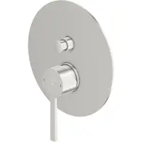 Steinberg Série 260 Mélangeur bain/douche, Set de finition, encastré, 2 consommateurs, rond, 26021033BN, 26021033BN