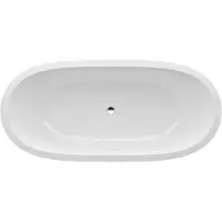 Laufen ILBAGNOALESSI Baignoire 1780x820x460 avec éclairage sous-marin blanc, H2459710006151, H2459710006151
