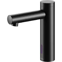 Keuco IXMO Mitigeur électronique de lavabo 130 alimentation secteur, sans vidage, saillie 124mm, 59512371100, 59512371100
