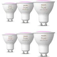 Philips Hue Pacchetto: 6x Faretti Connessi Gu10 White & Color Ambiance