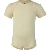 Engel Baby Body S/S Intimo lana merinos Bambini (50/56, beige)