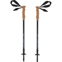 Stoic AllTrailSt. Bastoncini da trekking (100-140 cm, nero/ cork)
