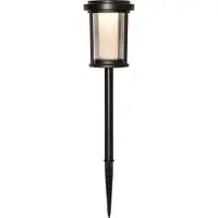 Star Trading 483-17, Illuminazione esterna da incasso, Nero, Giardino, Terrazza, Lampadine non sostituibili, 1 lampadina, LED