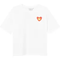 DEDICATED Women's T-Shirt Vadstena Good Vibes T-shirt Donna (S, bianco)
