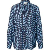 Scotch & Soda Printed Relaxed Fit Shirt House Of Mirrors Blue Taglia: 34 | Magliette intime Outlet | Donna | Blu