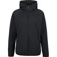 Stoic Women's MerinoFleece335 MMXX. Lulea Zip Hoody Giacca in pile Donna (XS, nero)