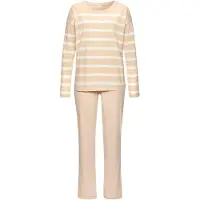 s.Oliver Pigiama beige / bianco
