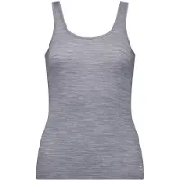 Mons Royale Women's Folo Merino Tank Intimo lana merinos Donna (XS, grigio)
