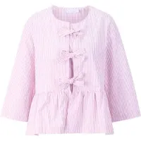 Rich & royal Striped Blouse With Bow Spring Blush Taglia: 36 | Maglie a manica lunga Outlet | Donna | Bianco