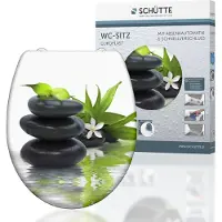 Schutte Sedile della toilette con chiusura ammortizzata JASMIN Duroplast Stampato