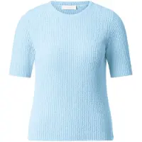 Rich & royal Structured Towelling Short Sleeve Clear Sky Taglia: S | Maglioni a maglia Outlet | Donna