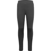 TROLLKIDS Girl's Femund Summer Tights Leggings Bambini (92, grigio/nero)