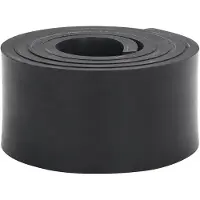 vidaXL Striscia di gomma per lama da neve nera 180x10x1 cm