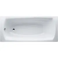 Laufen Palladium - Vasca da incasso in acciaio 1700x750 mm, bianco H2251100000401